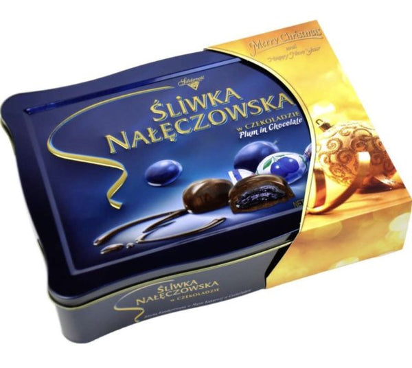 Prune in Chocolate Candy in Can - Polana